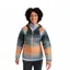 Heli R Hooded Down Jacket in Lolly/ Night Misty Mountains